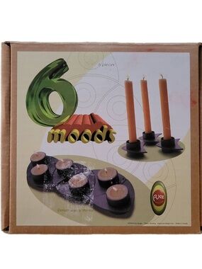 6 Moods Vintage Modular Candle Holders by Pure Design, 1996 Brutalist Modern